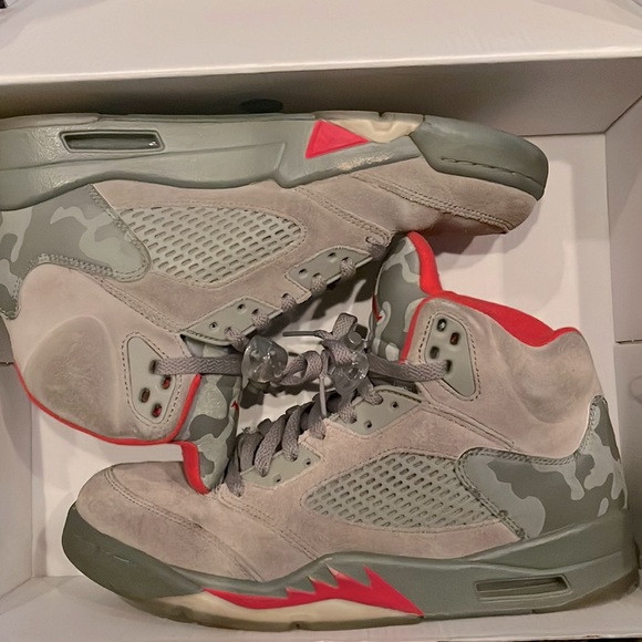 jordan 5 camo real vs fake